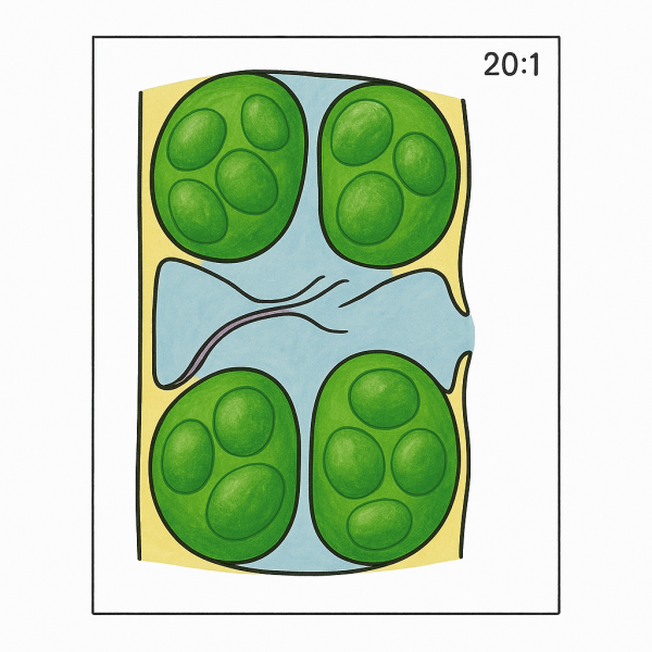 Модель аппликация Размножение многоклеточной водоросли