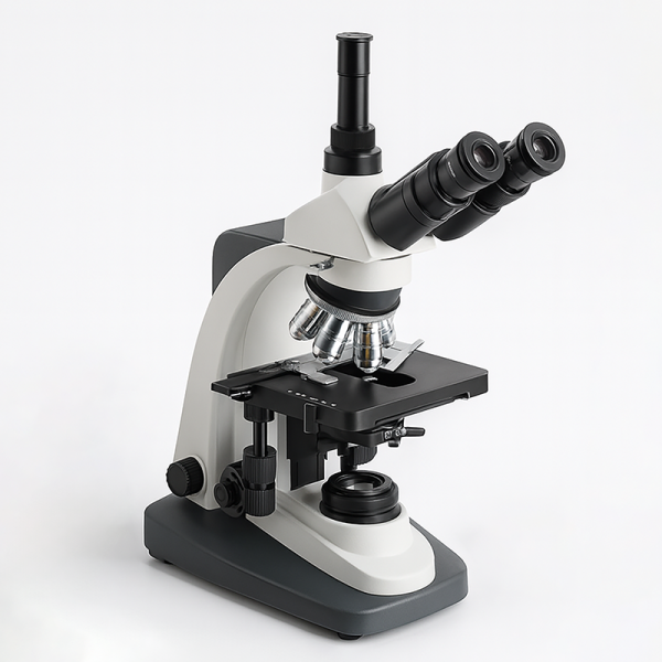 Цифровой микроскоп тринокулярный (план-анахромат)