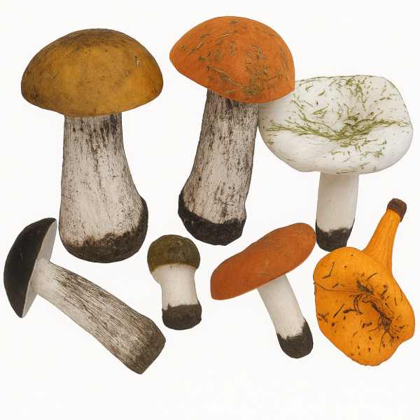 Набор муляжей грибов